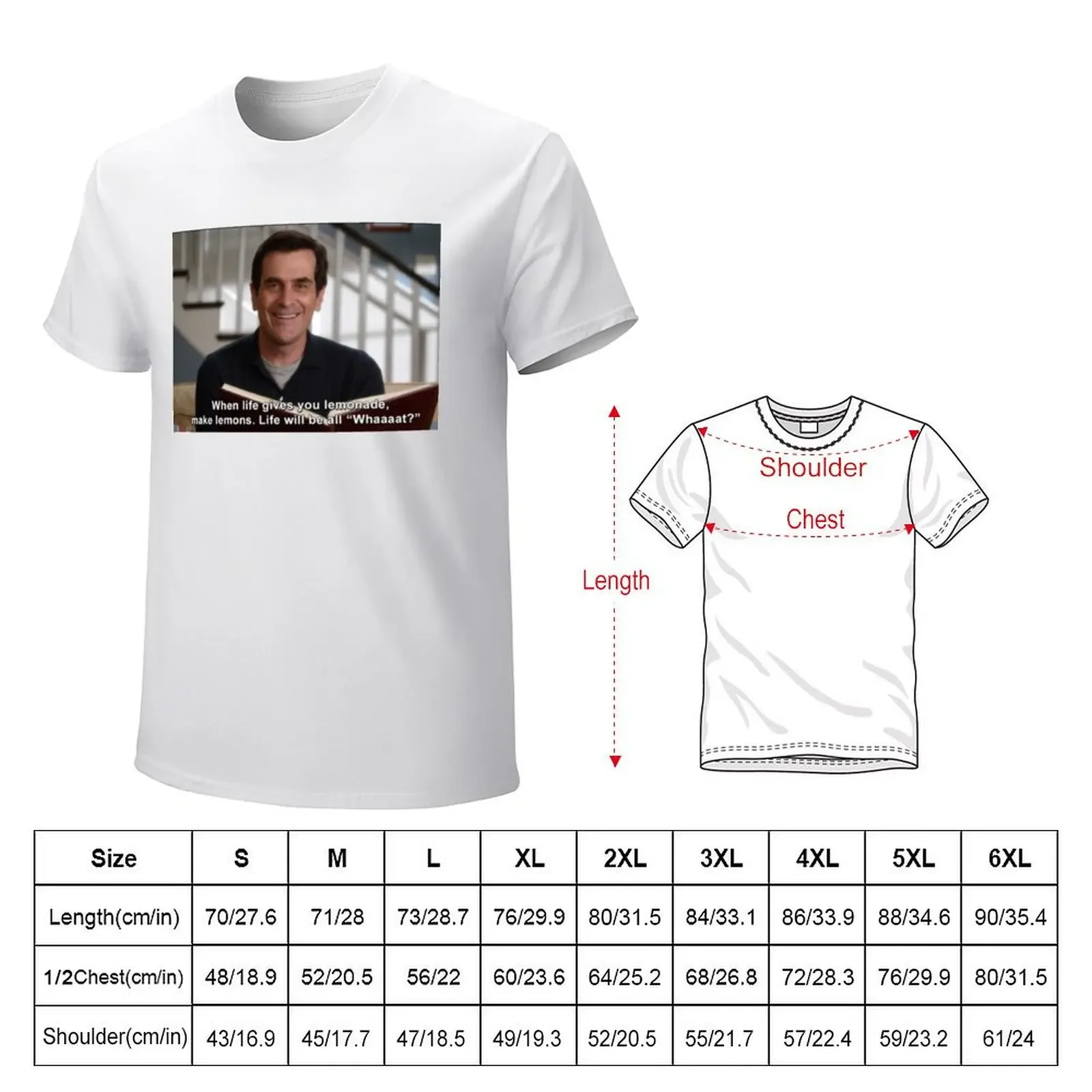 Phil Dunphy Modern Family funny Quote t-shirt new edition summer top mens t-shirt pack