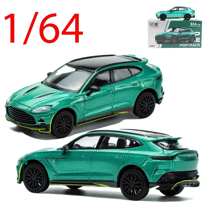 

POPRACE Литой под давлением масштаб 1/64 ASTON MARTIN, модель автомобиля из сплава ASTON MARTIN DBX, игровые автомобили, коллекционные игрушки для мальчиков, оригинальная коробка