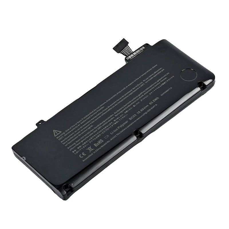 New A1322 A1278 Battery For Apple MacBook Pro 2009 2010 2011 2012 10.95V 65.5Wh Laptop Battery MB991/A MC375 MC724 MD314  MD101