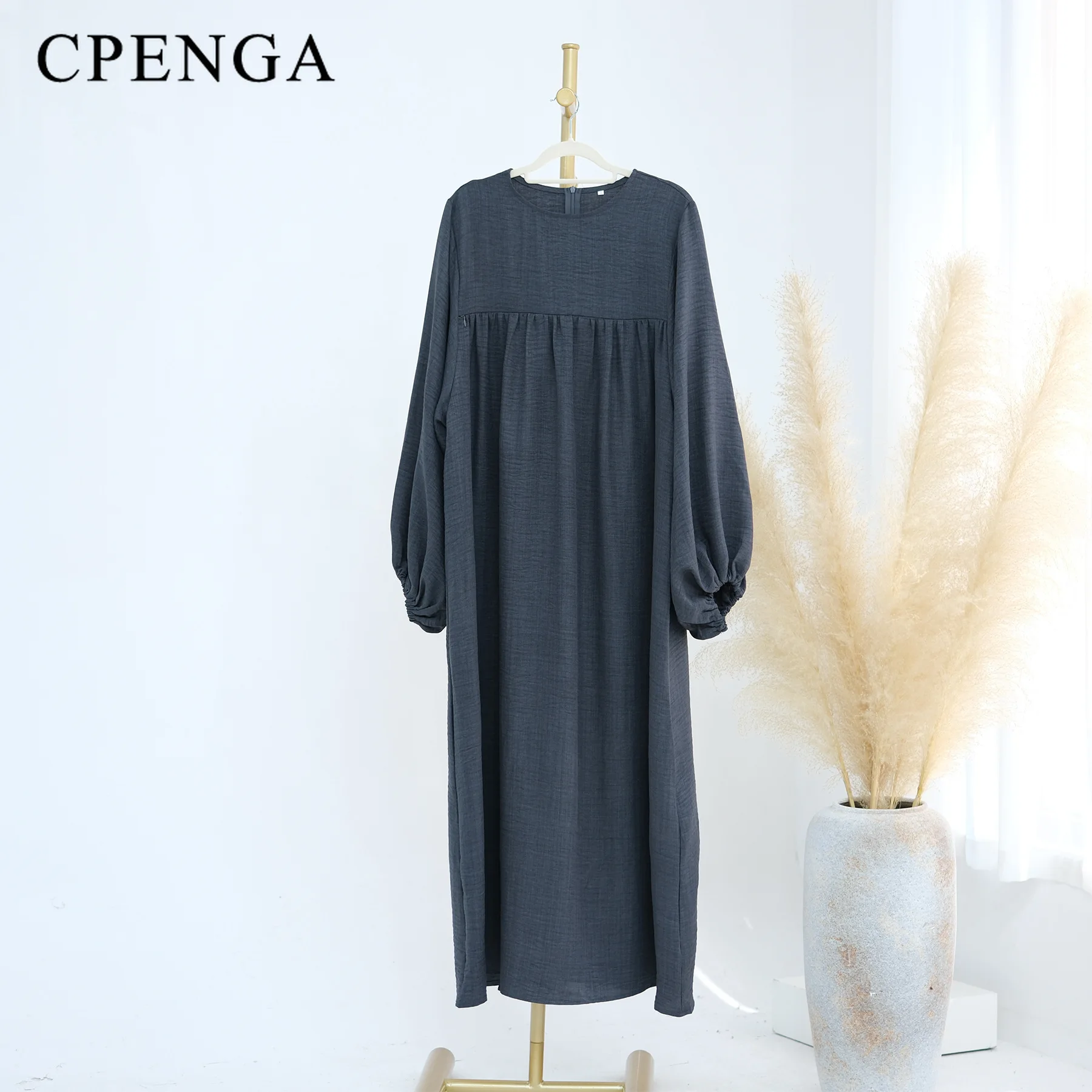 Vêtements d'allaitement modestes pour femmes musulmanes, Robe musulmane arabe élégante, Eid dubaï, Abaya d'allaitement uni, mode turque, Robe solide, 2025