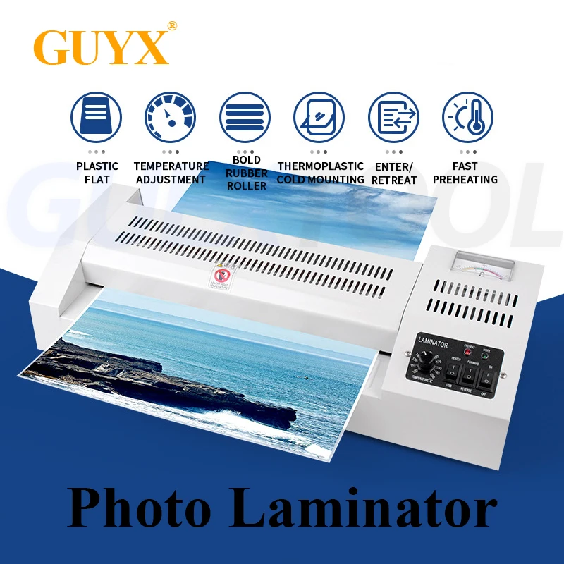 A3 Laminator Machine For Photo Cards Document Portable Thermal Lamination Paper Cutter Personal Office School Dropshipping