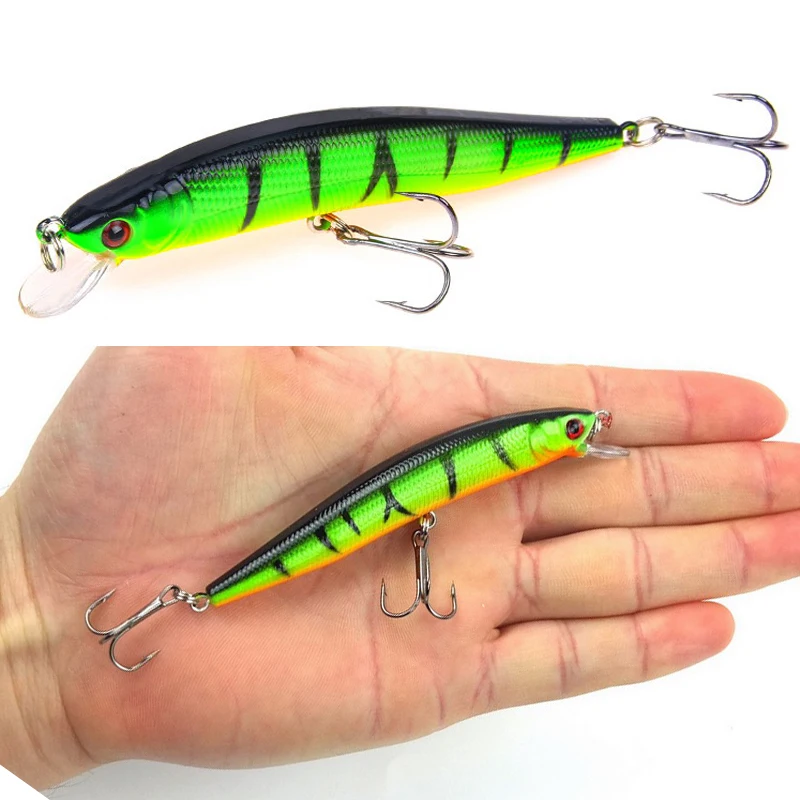 10cm 8g Minnow Hard Bait Fishing lures Wobbler Isca Artificial Baits Swimbait Plastic Crankbait 3D Eyes Lure Fishing Tackle