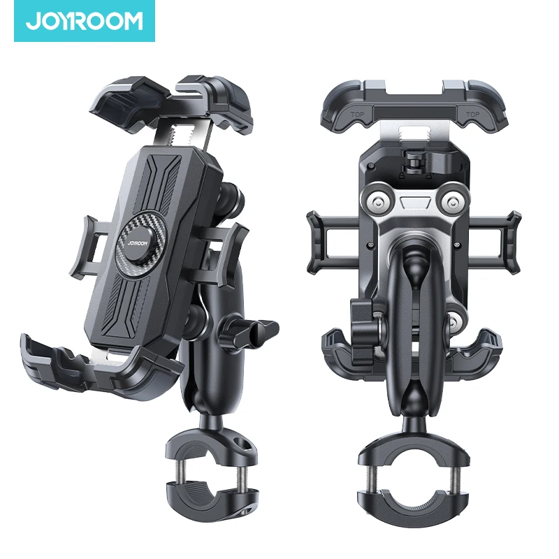 

Joyroom Motorcycle Phone Holder Anti Vibration Phone Holder for Motorcycle Bike Bicycle Handlebar Phone Mount For 4.7-7'' Phone