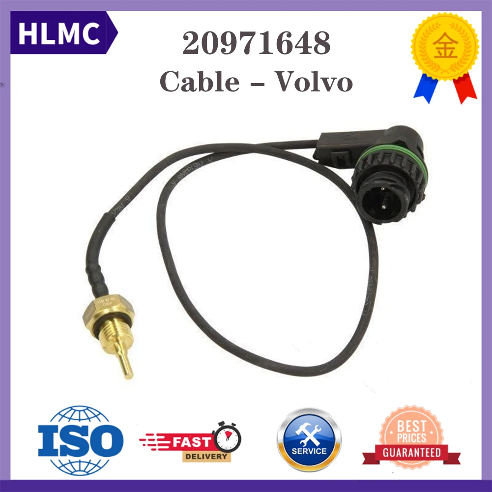 Construction Machinery Parts 20971648 Coolant Temperature Sensor for B7/B9/B12 737B757B 777B Excavator Parts