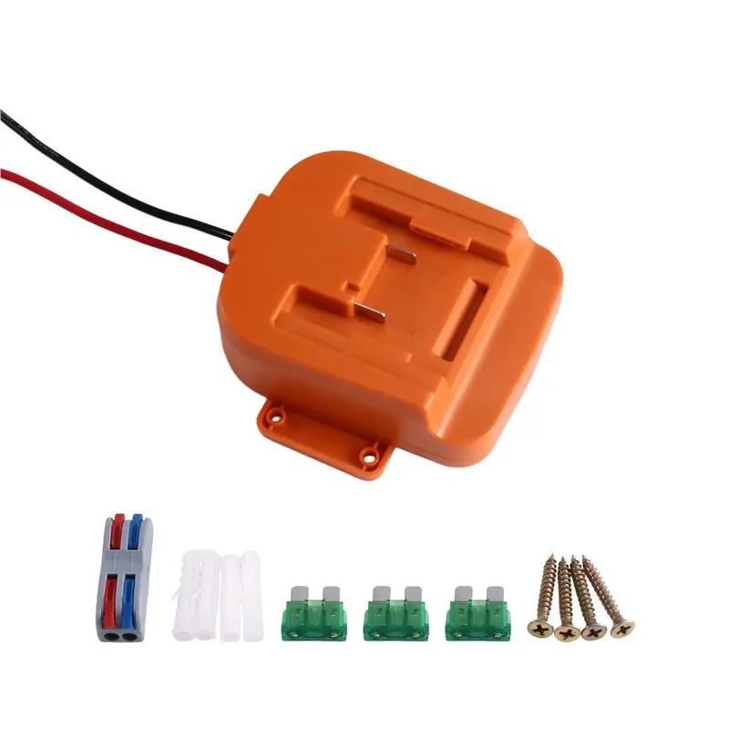 2026 New Power Wheel Adapter USB Type-C Power Supply Wheel Dock Battery Adapter With 40Amp Fuse For DIY RC For Hans