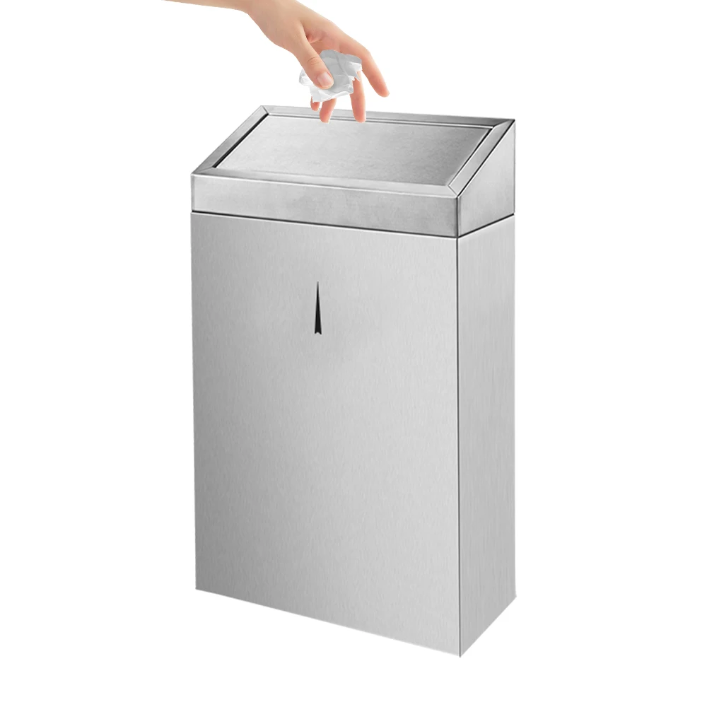 Surface treatment of iron plating separable toilet waste bin