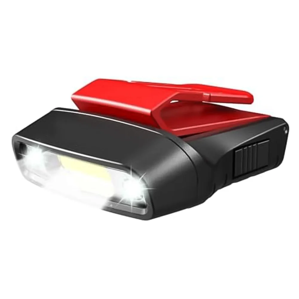 

Rechargeable Hat Clip Light for Outdoor Use with Sensor Activation 100 Lumens Output and Secure ABS Clip for Various Hat Types