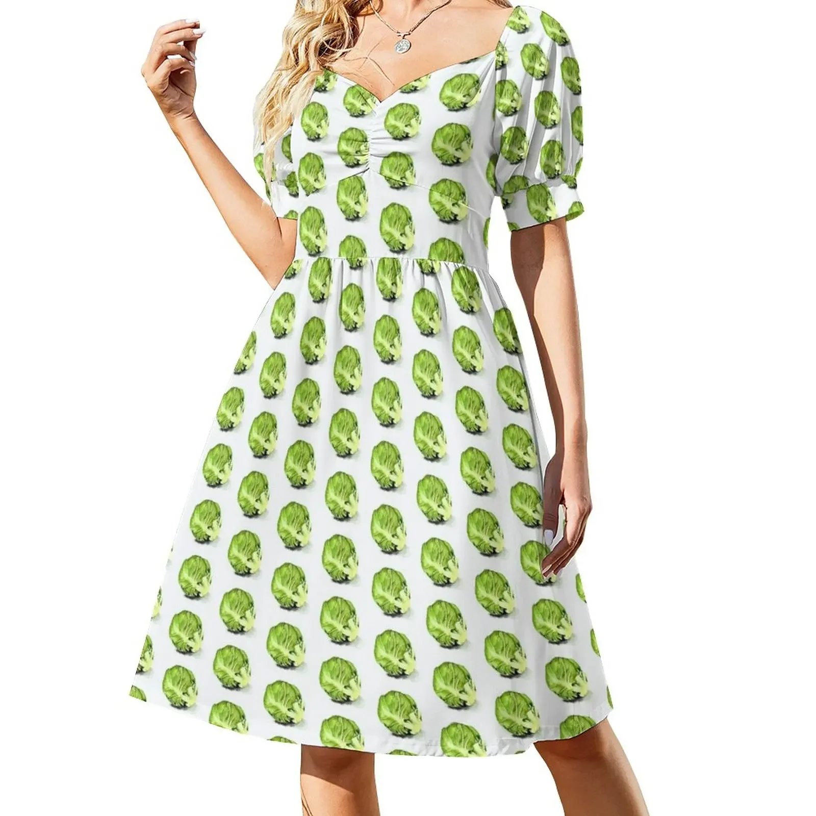 Its Just a Sprout! Short-Sleeved Dress Clothing womens dress Clothing female women's evening dresses