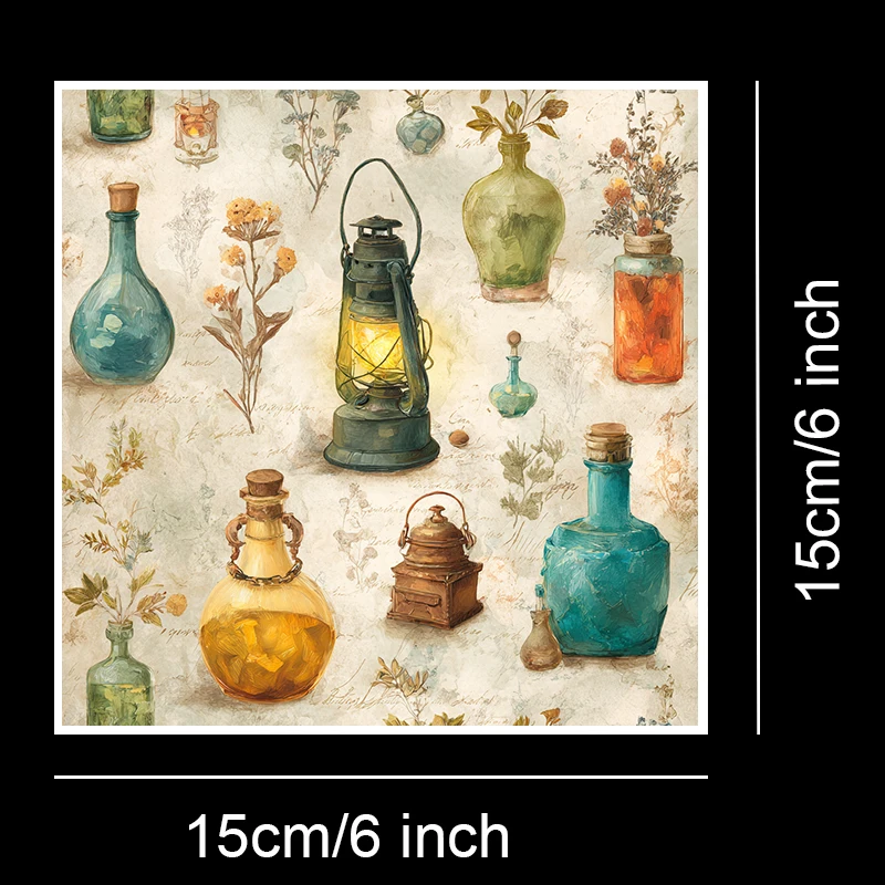 6"x6" Origami & Scrapbook Paper (36 Sheets): Retro Candy Wrapper Art – Unique for Scrapbooking, Kids’ Crafts & Nostalgic Cards