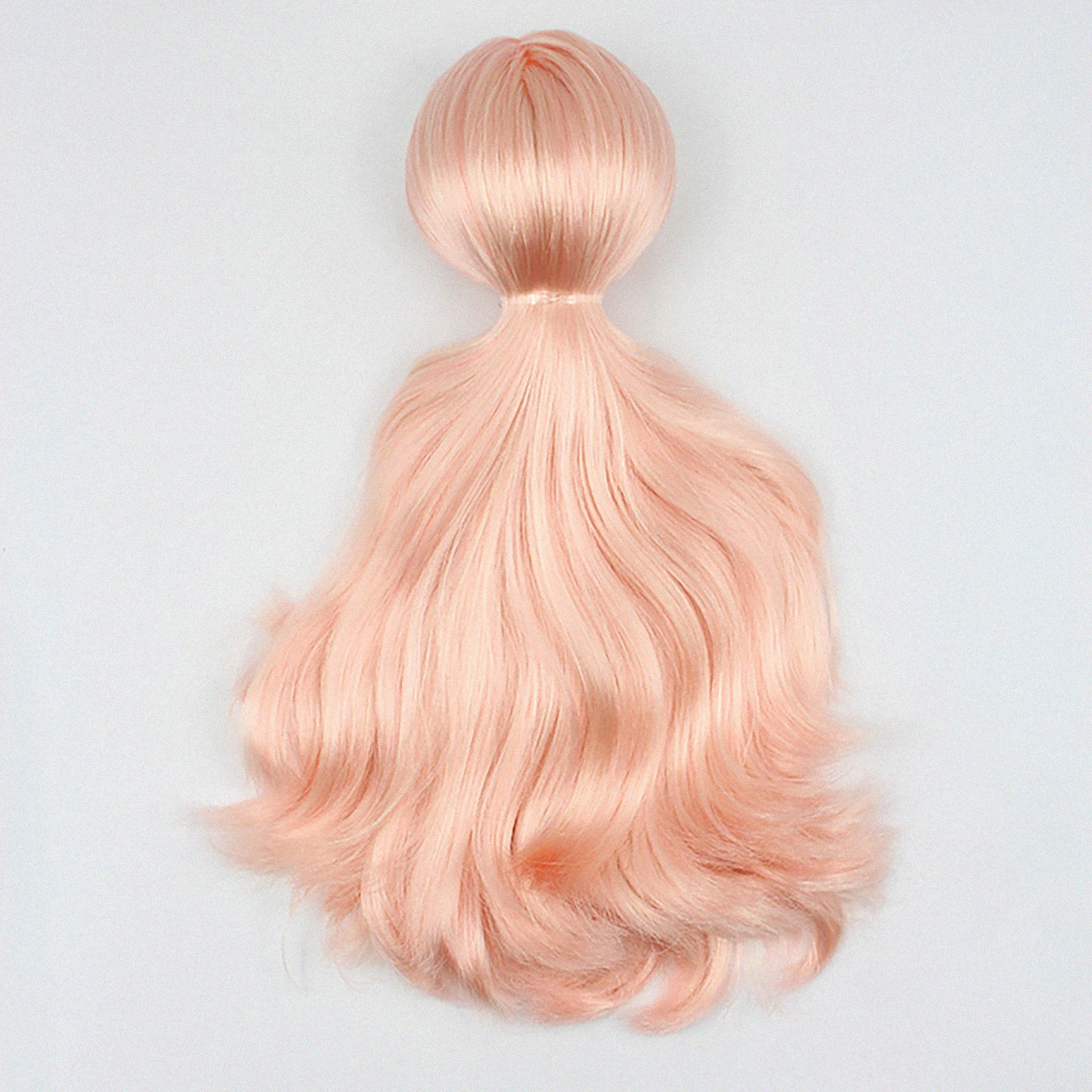 For Blythe Doll Wig Hair With Scalp Multi-Color Wig Curly Long Hair Center Parting Side Parting Bangs Custom Doll DIY Anime Toy