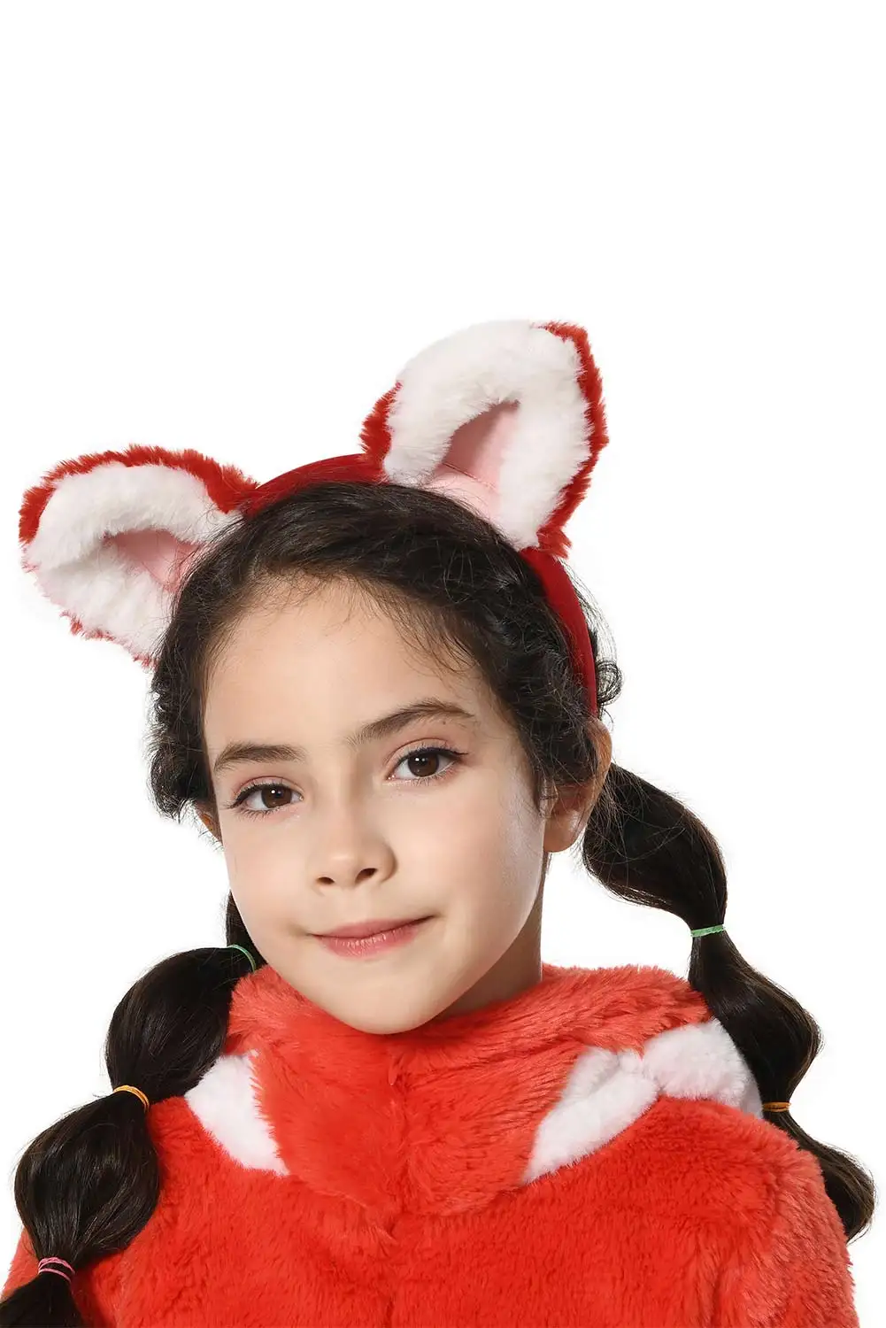 Kids Abby Hoofdband Draaien Cosplay Rood Kostuum Accessoires Panda Oren Hoofddeksels Meisjes Halloween Party Rollenspel Foto Props