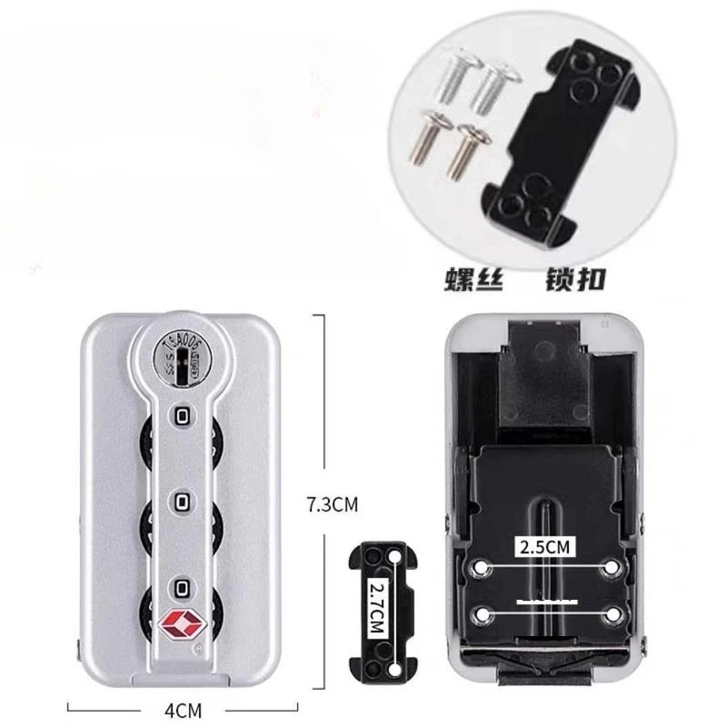 

Suitable For Rimowa Customs Lock TSA006 Brand Key Original Password Lock Luggage Accessories Replacement Suitcase Lock Security