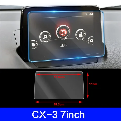 Для Mazda CX3 CX-3 2015-2019 мультимедийное видео GPS-навигатор ЖК-экран из закаленного стекла защитная пленка аксессуары против царапин