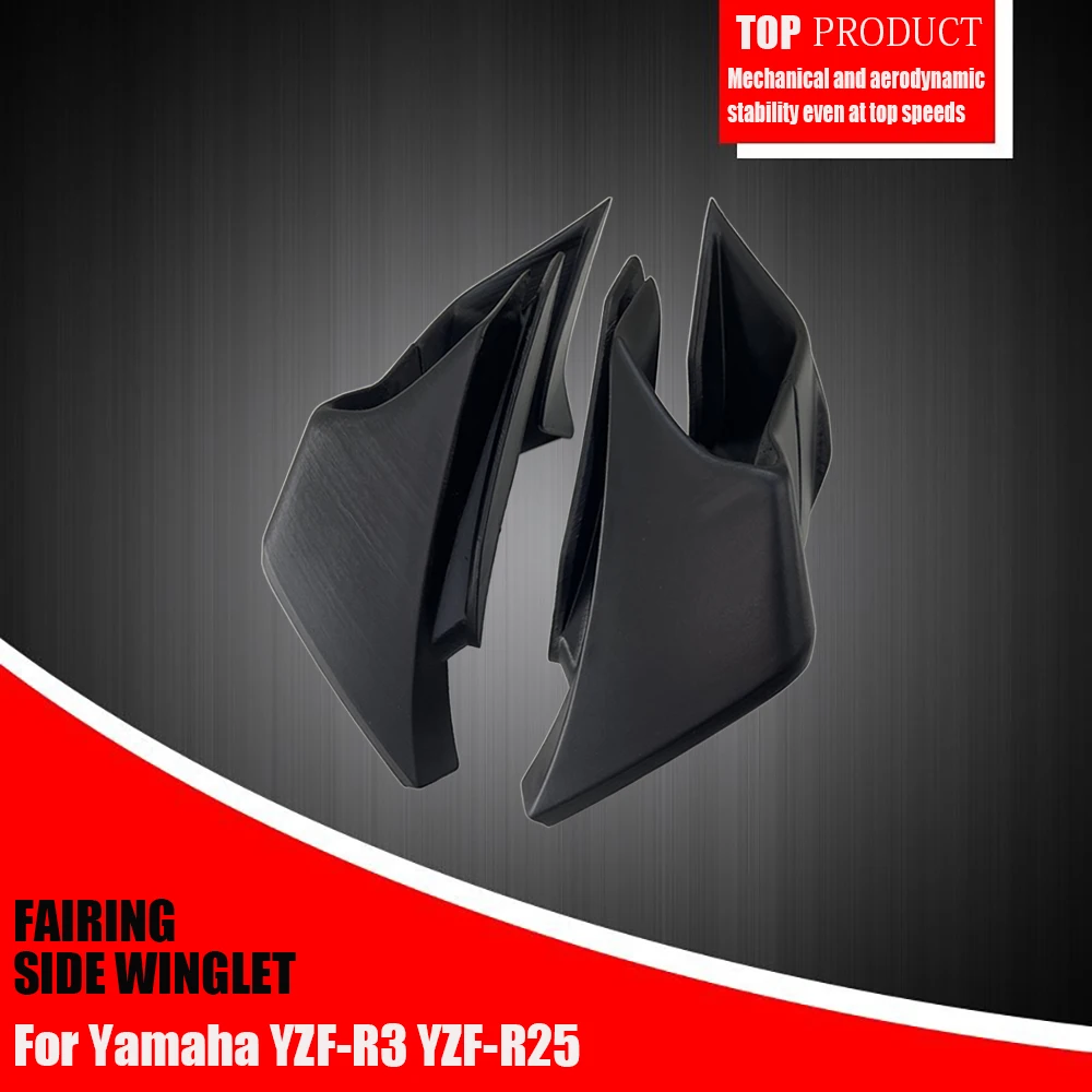 

Motorcycle Fixed Wing For Yamaha YZFR3 YZF- R3 YZFR25 YZF-R25 2019-2022 2021 Motorcycle Aerodynamic Side Wind Wing Spoiler