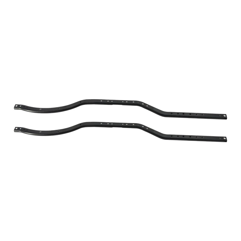 Metal Chassis Frame Rails, Corpo do chassi para 1,10 90046 90047 RC Acessórios Do Carro, Aço preto, Axial Scx10 Atualizações Peças, 6x6