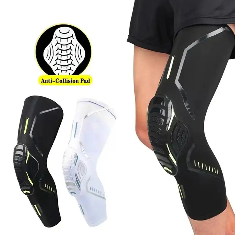 

New Sports Kneepad Men Pressurized Elastic Knee Pads Support Fitness Cycling Bike Gear Basketball Volleyball Brace Protector