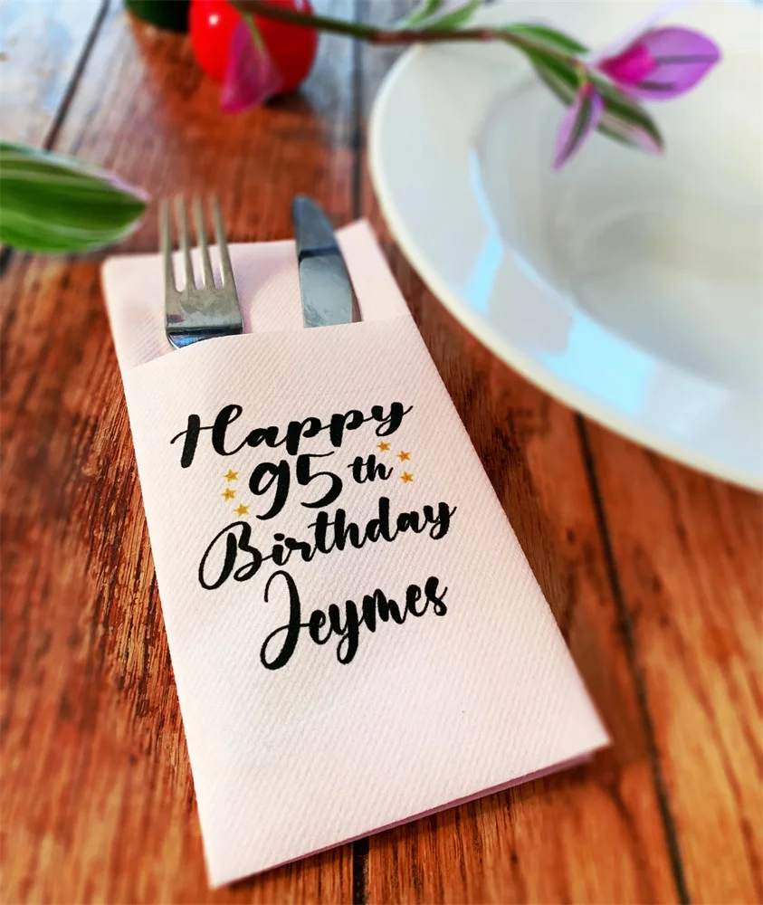 

50pcs Napkins personalized , Soft linen like napkins disposable, custom logo napkins, DINNER,napkins, Wedding napkins