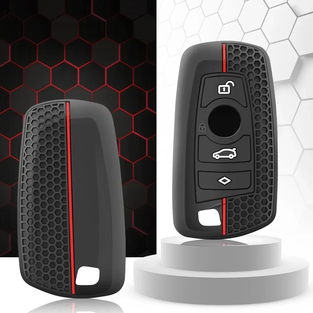 

Silicone Car Key Cover Case For BMW 1 2 3 4 5 6 7 Series X1 X3 X4 X5 X6 F36 F25 F26 F30 F34 F10 F07 F20 Z10 G30 F15 F16