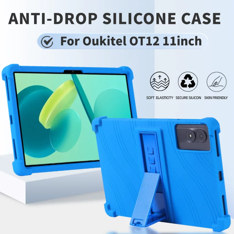 

Для планшета Oukitel OT12 11 дюймов, противоударный чехол, мягкая силиконовая подставка, защитный чехол