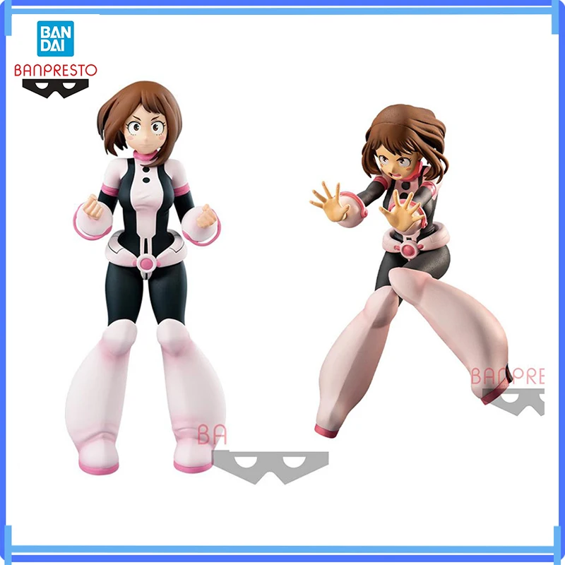 Original In Stock Banpresto The Amazing Heroes My Hero Academia Urarako Ochaco Anime Action Figure Model Boxed Toys Gift Genuine