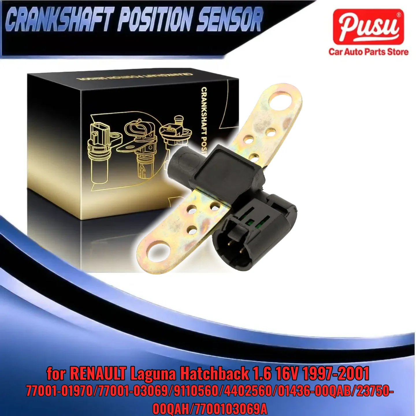 

Crankshaft Sensor Pulse Generator Speed Sensor 01436-00QAB for Opel Arena 1.9 D 77001-01970 77001-03069 9110560