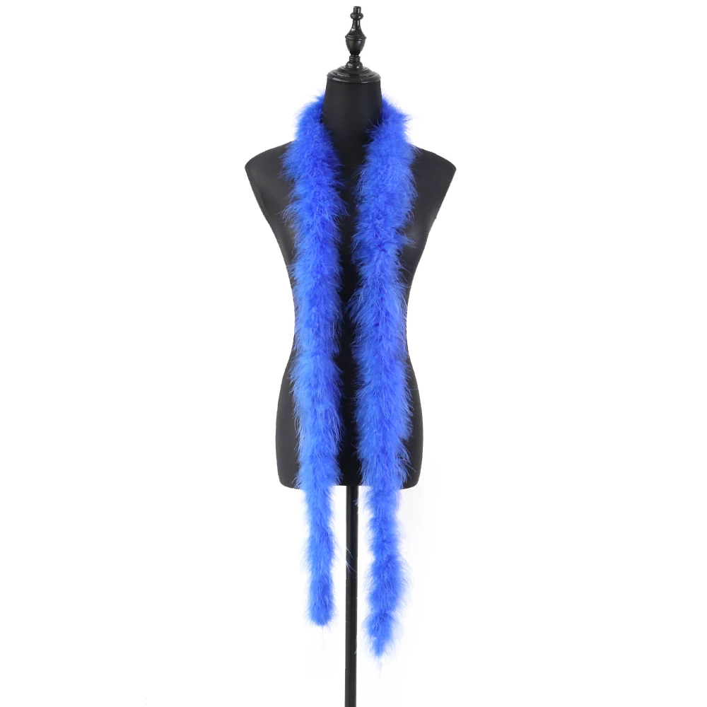 11 gram kalkoenveer boa pluizige maraboe veren sjaal bruiloft kleding accessoires vakantie decoraties naaien versieringen 2 meter