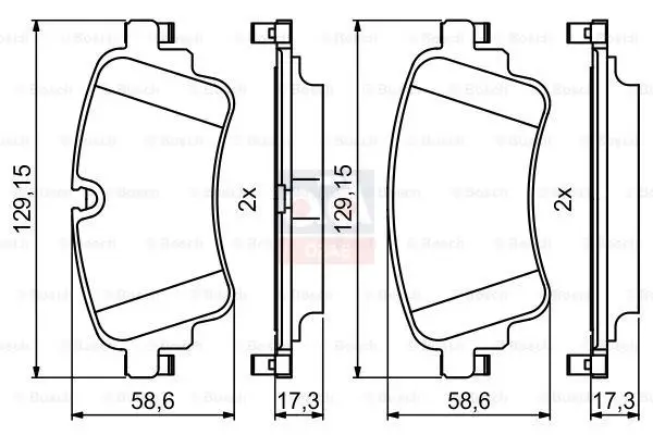 

Store code: 986494833 for brake pad rear 16 AI. A4-a4-a5-q5-q7