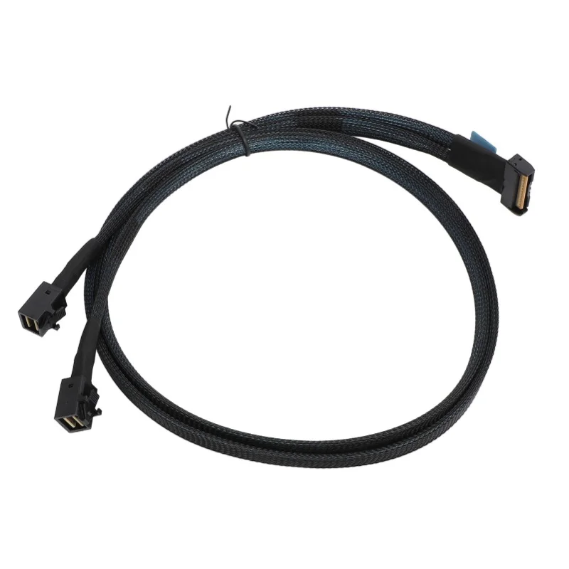 

Кабель 8i To 2 SFF 8643 PCIe 5.0 32GT/S для MCIO X8 к Mini SAS HD SFF 8643, для серверов и центров обработки данных, 31,5 дюйма