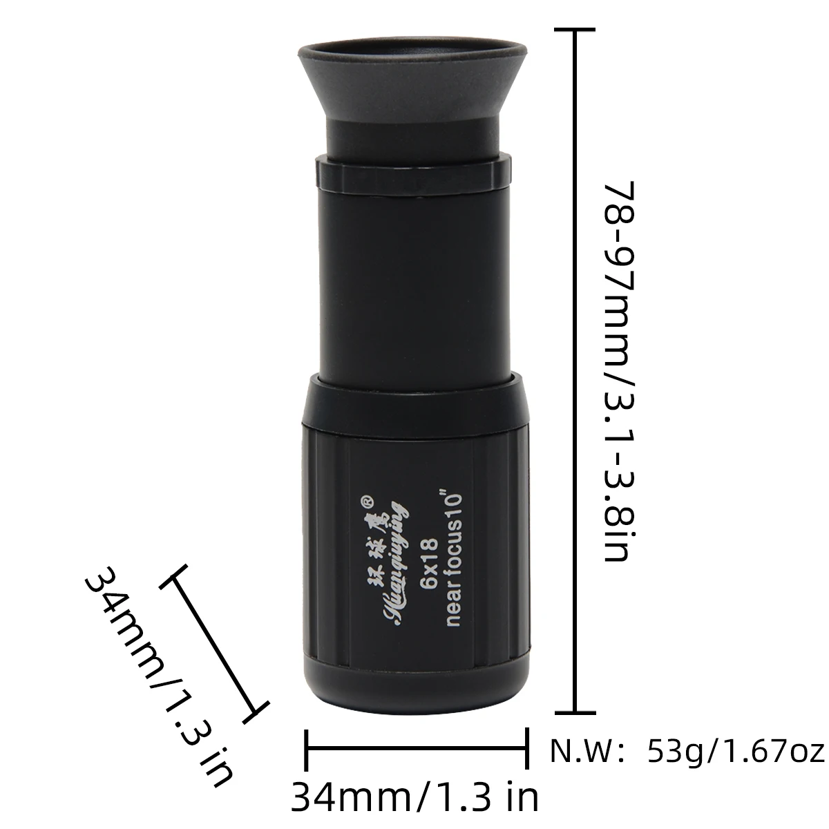 HD 6X Phone Lens Camera Telephoto Zoom Monocular Telescope Telescopic Focus Compact Min Lens + SelfieTripod  For All Smartphones
