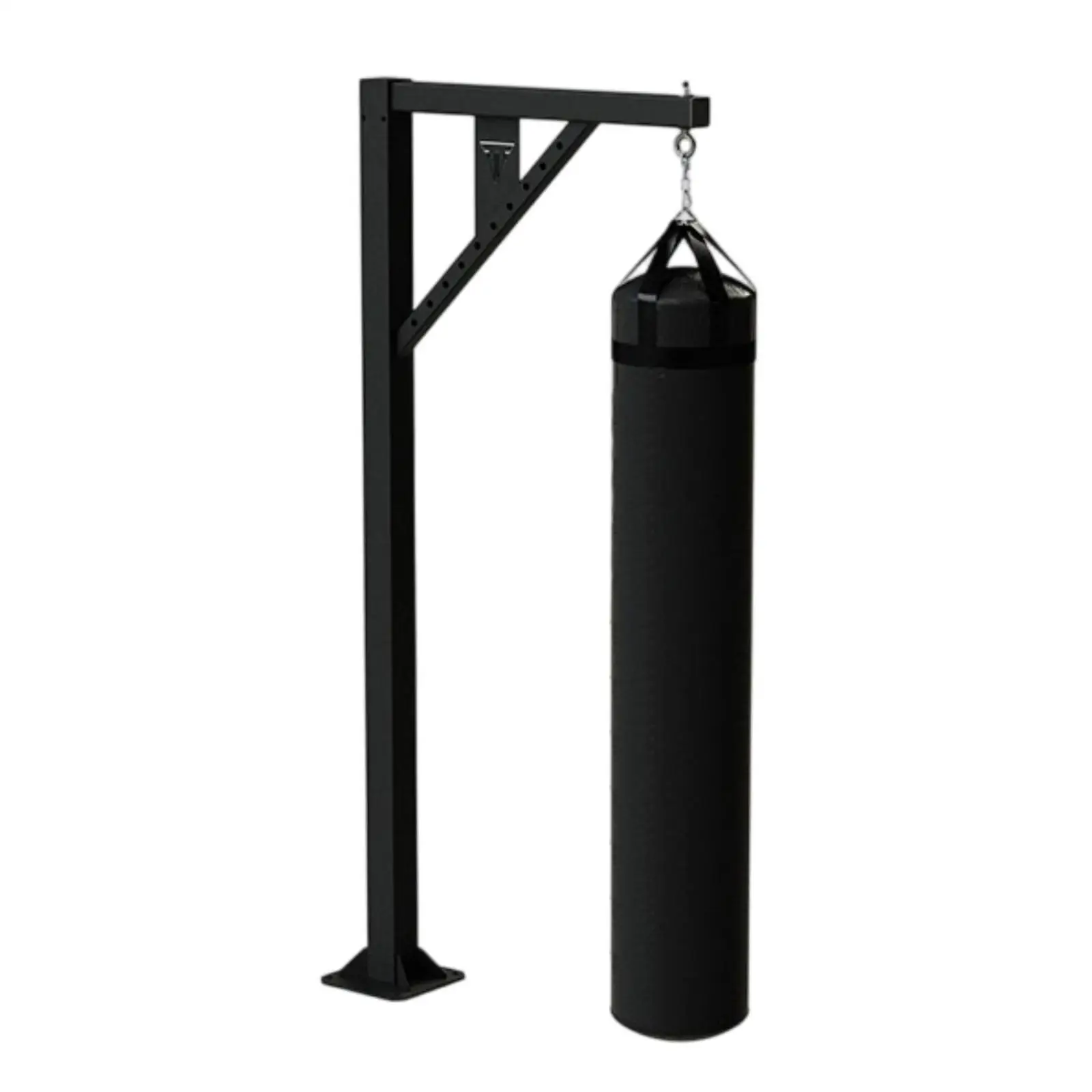 Space Efficient Punching Equipment Stand Steel Frame Freestanding Heavy Bag Holder for Indoor Gym Use