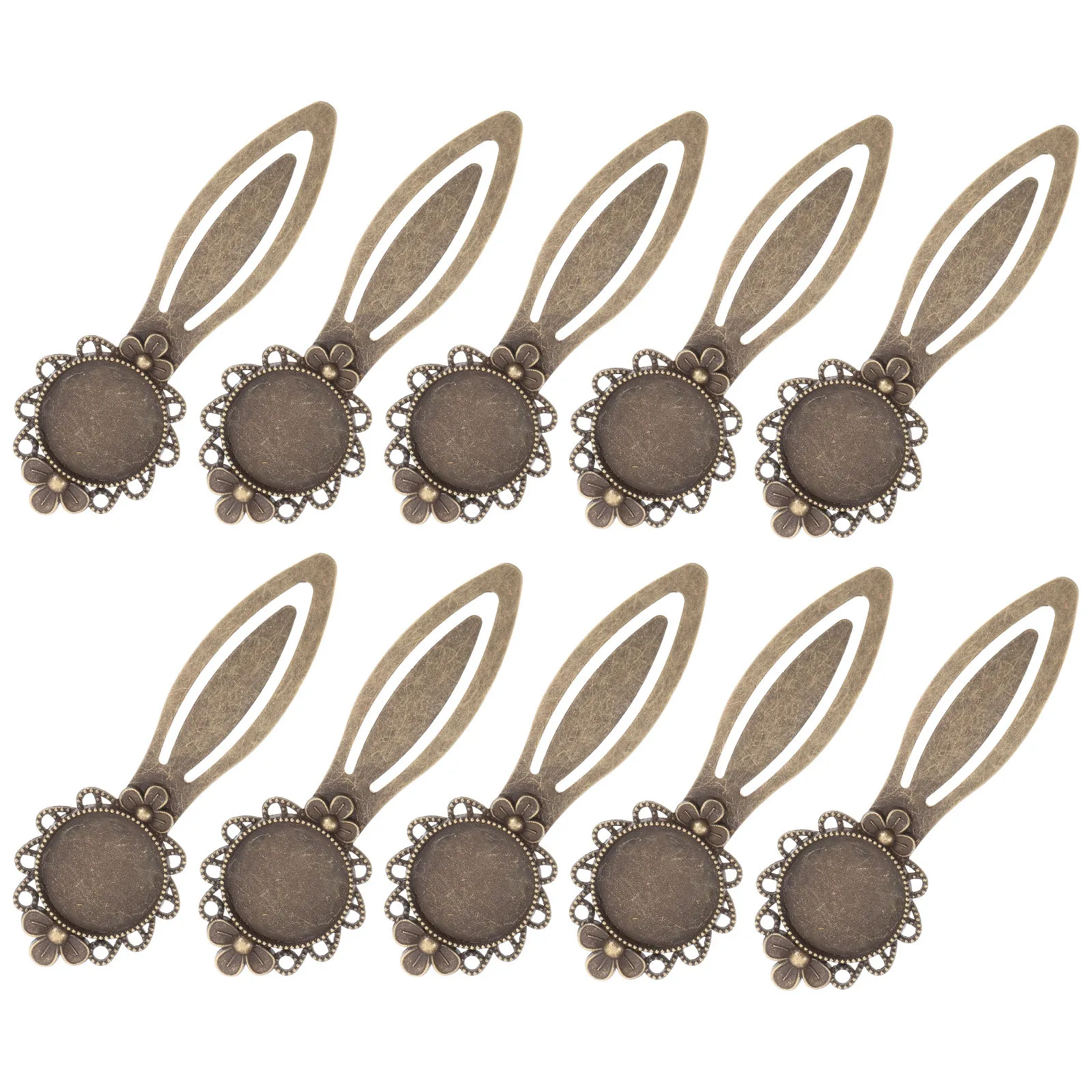 10Pcs Delicate Bookmark Copper Page Marker Hanging Retro Bookmark Cool Bookmarks for Teens Girls Unique Reading Mark Ornament