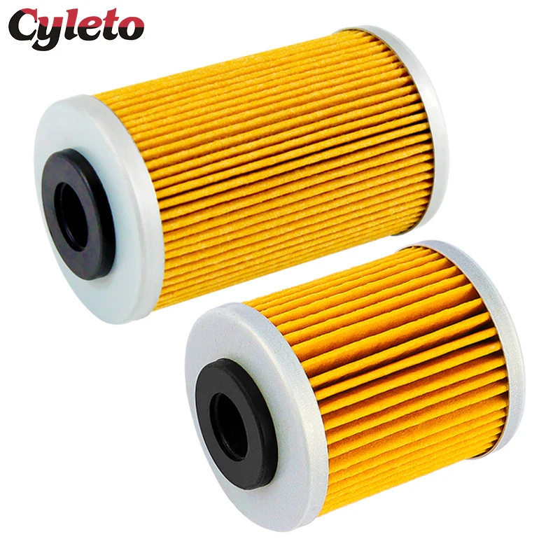 Cyleto Motorcycle Parts 1st 2nd Oil Filter for KTM SMC R 690 Enduro 2012-2024 Duke R 690 2012-2019 690 Rally Factory 2009-2010 view 4