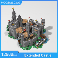 MOC Building Blocks Extended Lion Knights Castle Model Architecture Educational Creative Collection Display Toys Gifts 12988PCS