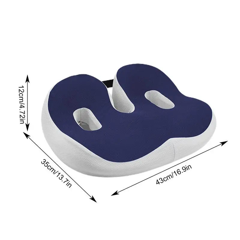 Cushion Non Slip Orthopedic Memory Foam Prostate Cushion for Tailbone Sciaticaback Pain Relief Comfort Chair Car Seat