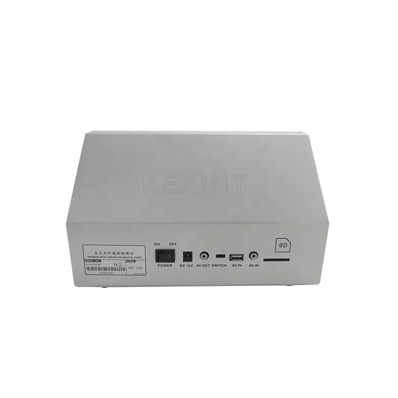 KEXINT FTTH KXT-503 متعددة الوظائف قابل للتعديل الألياف البصرية نهاية الوجه فحص الفيديو المجهر معدات إنتاج سلك التصحيح