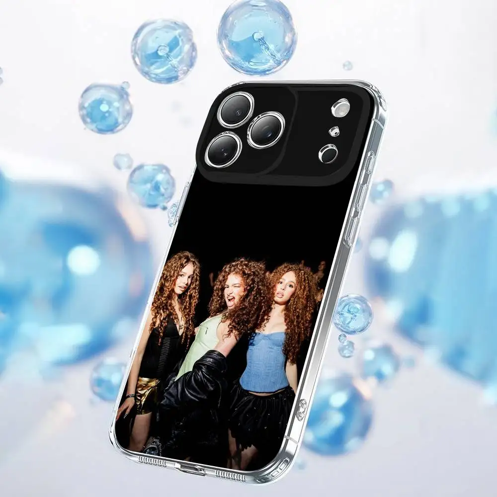 حافظة هاتف K-Kalogeras Sisters لهاتف iPhone 17,16,15,14,13,12,11 Plus, Pro,Max,Plus,E,Air,غطاء شفاف صغير