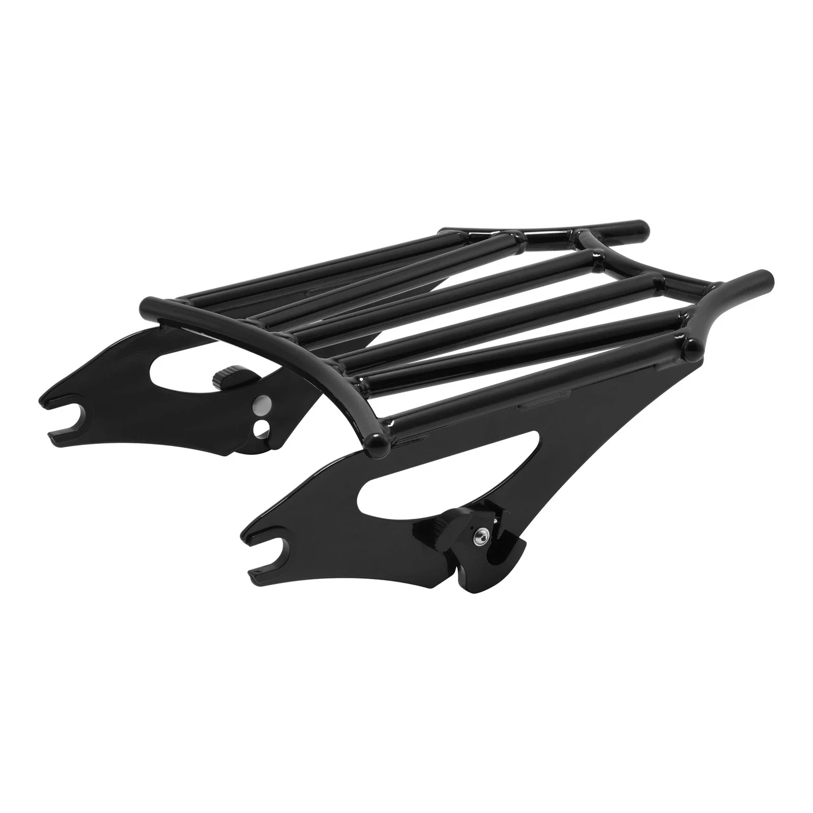 

Motorcycle Vivid Black Luggage Rack For Harley Touring Electra Road Street Glide 2009-2025