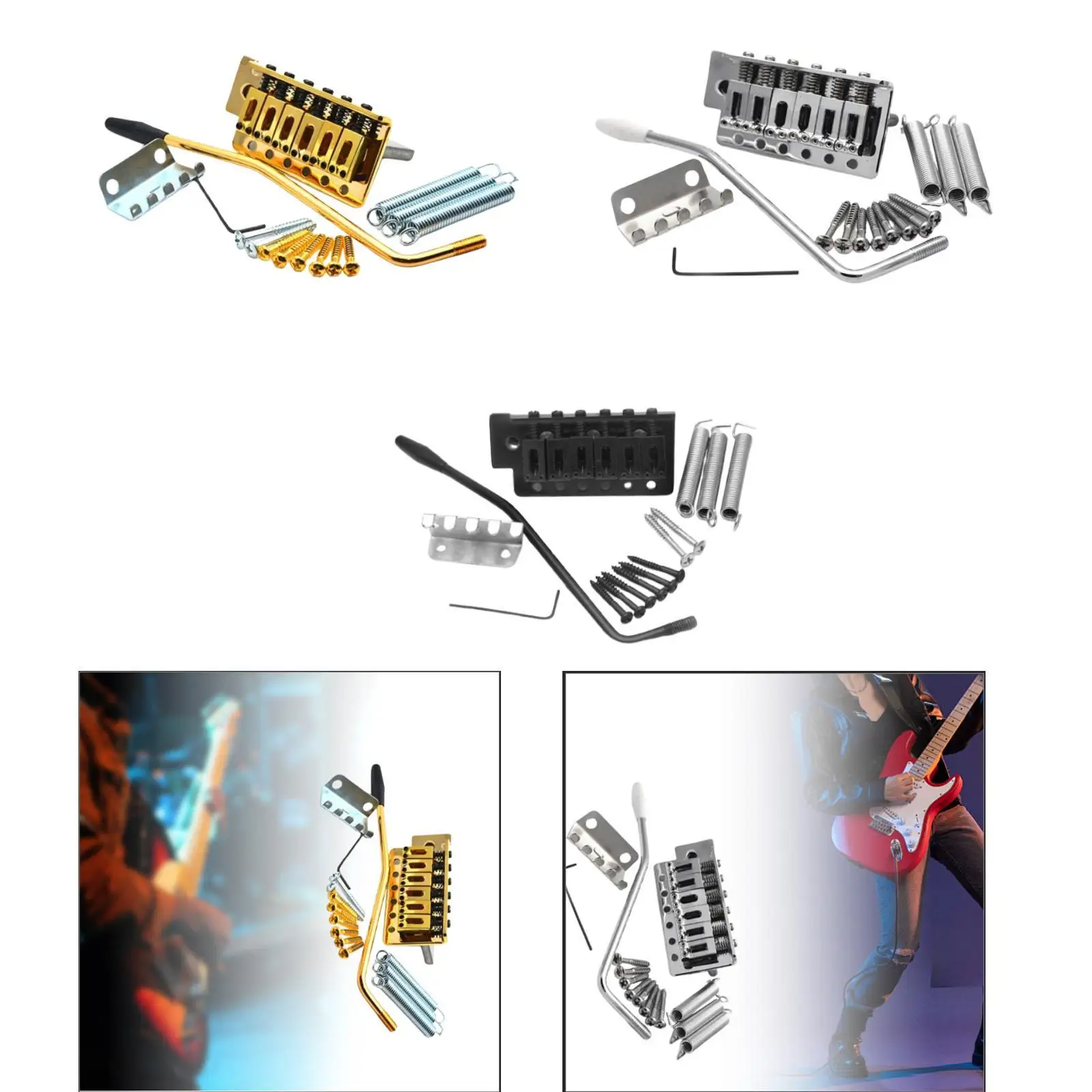 Electric Guitar Tremolo Bridge Bar Kit for Guitar Replacement Accessory