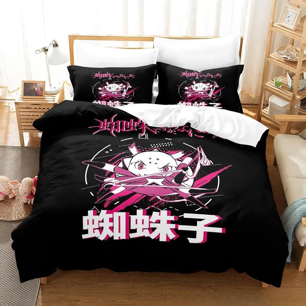 3d Print Anime So I'm a Spider, So What? Bedding Set Single Twin Full Queen King Size Bed Set Adult Kid Bedroom Duvet cover Sets