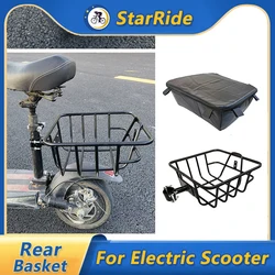 For KUGOO M4 Pro XIAOMI M365 Electric Scooter Front and Rear Basket Waterproof High capacity Back Basket Accessories Parts