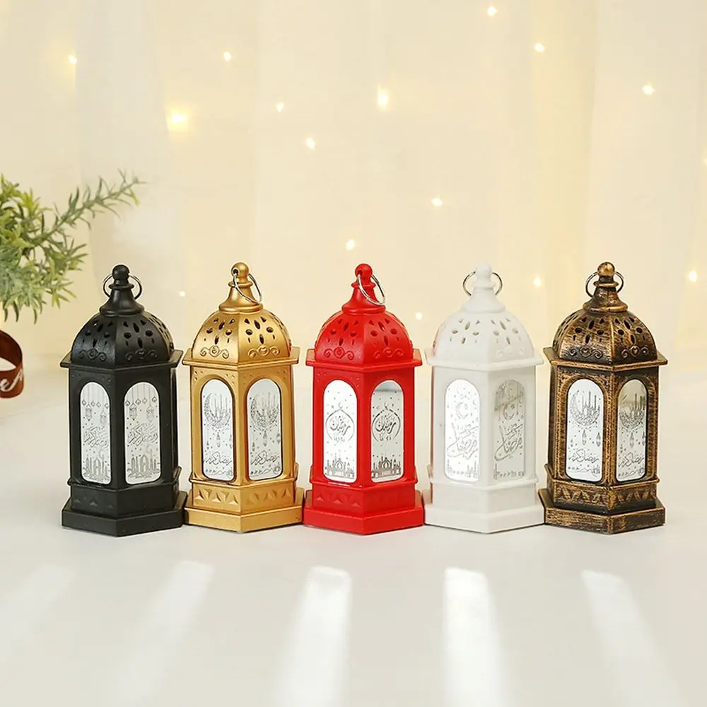 DIY Gifts EID Home Party For Islamic Muslim Party Supplies Pony Lantern Ramadan Decoration Led Light Wind Lights