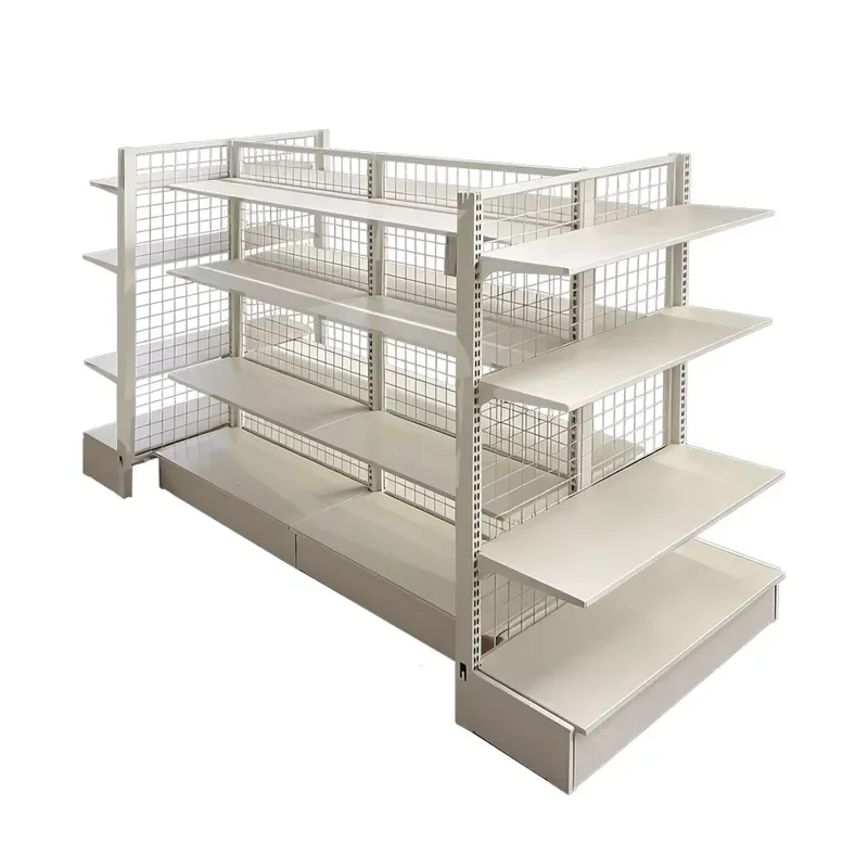 Adjustable Multi Layer Retail Shelves Space Saving Display Rack For Chain Convenience Store Beautiful Storage Organizer Unit