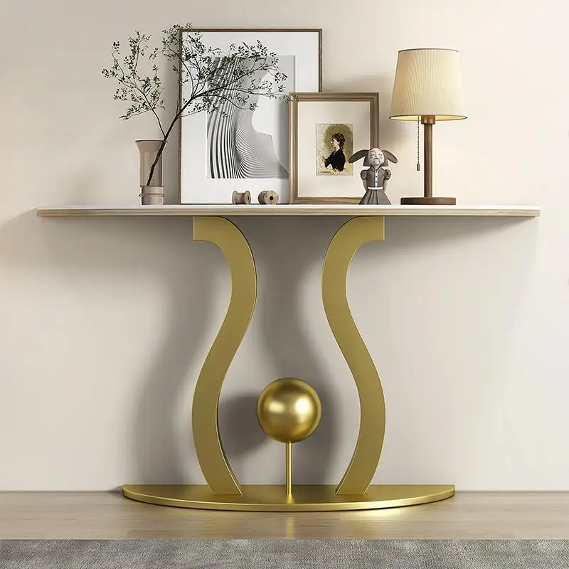 Rustic Classic Console Table Geometric Minimalist Modern Nordic Console Table Beauty Rectangle Tavolo Consolle Furniture