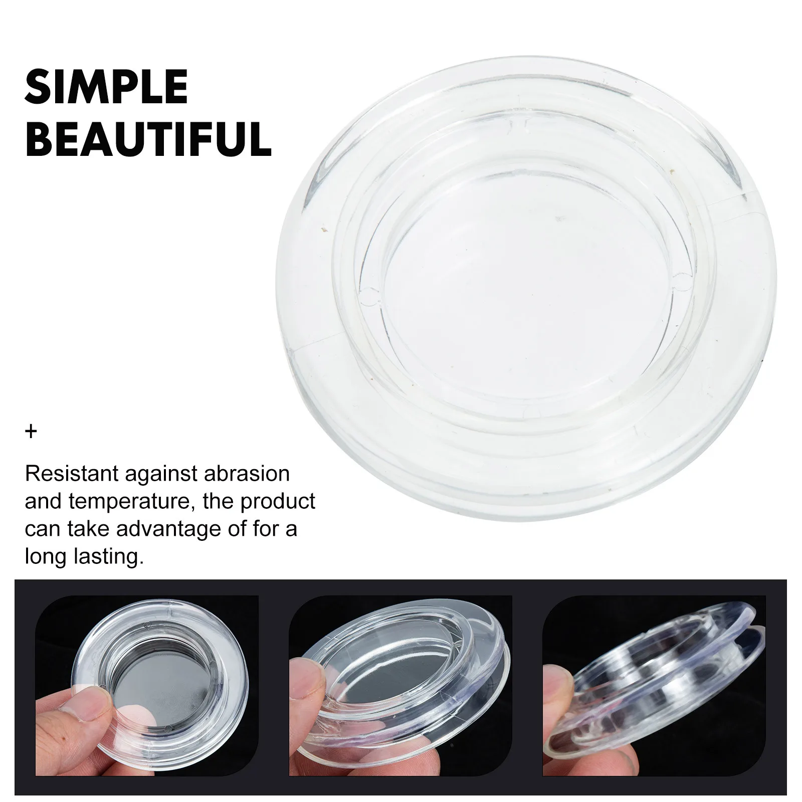 

4Sets Outdoor Silicone Umbrella Hole Rings Patio Table Sunshade Caps Windproof Thick Plugs Table Umbrella Hole Ring