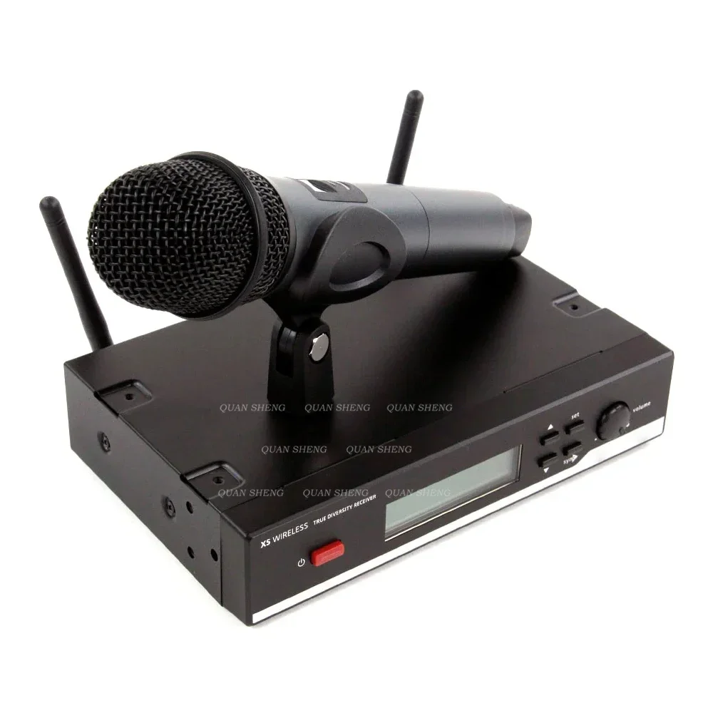 

XSW35 Professional True Diversity Uhf Wireless Mic E845 Handheld Dynamic Vocal Microphone for Karaoke Parties Conference