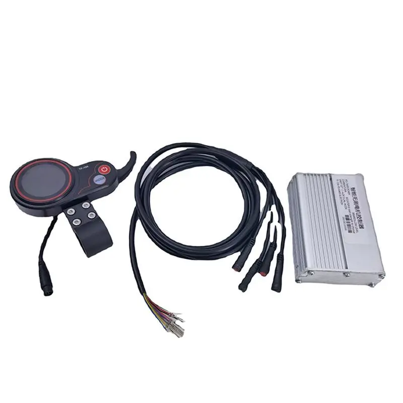 abxi-10-inch-m4-electric-scooter-48v-20a-controller-instrument-connecting-line-handbrake-for-kugoo