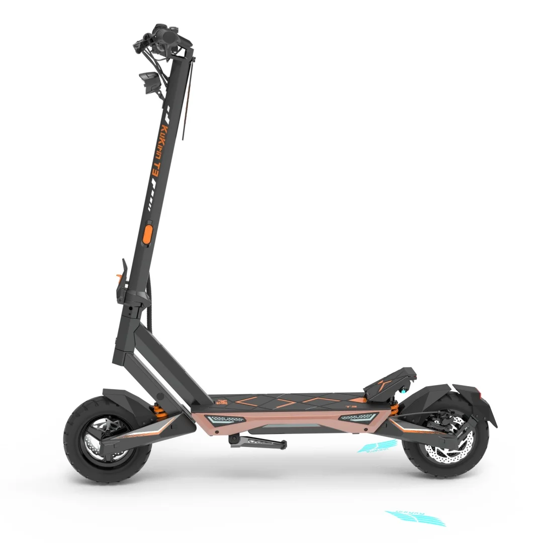 Kukirin T3 elektrische scooter voor volwassenen, 48V 15,6AH batterij, 800W motor, off-road e-scooter, 10 inch all-terrain band, opvouwbare e-scooter, snelheid 45 km/u, bereik 48 km