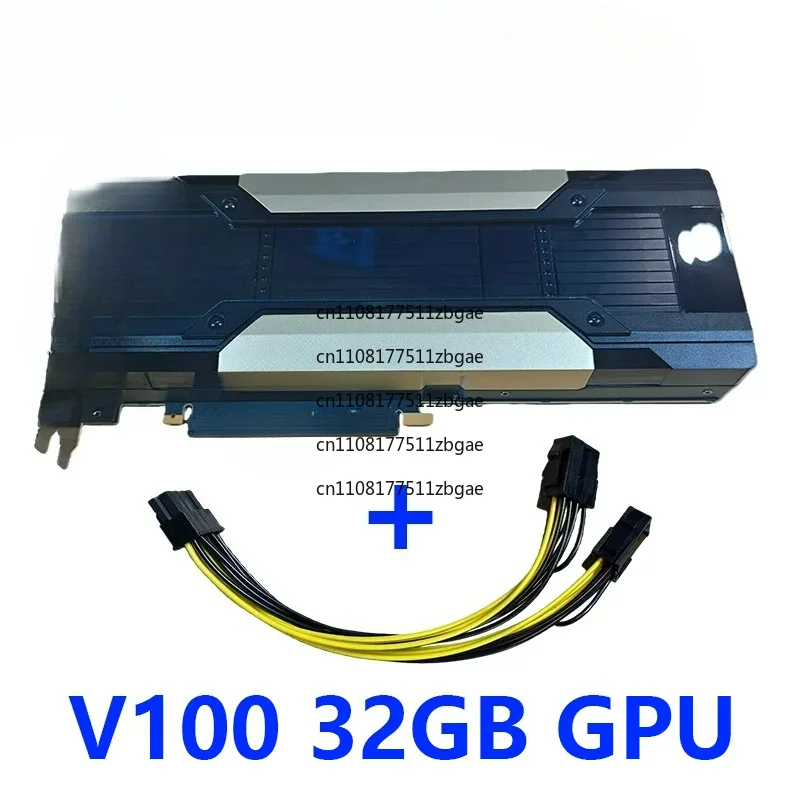 V100 16G 32G PCIE GPU AI Computing Graphics Card Deep Learnin  V100 16Gb 32Gb 95new！