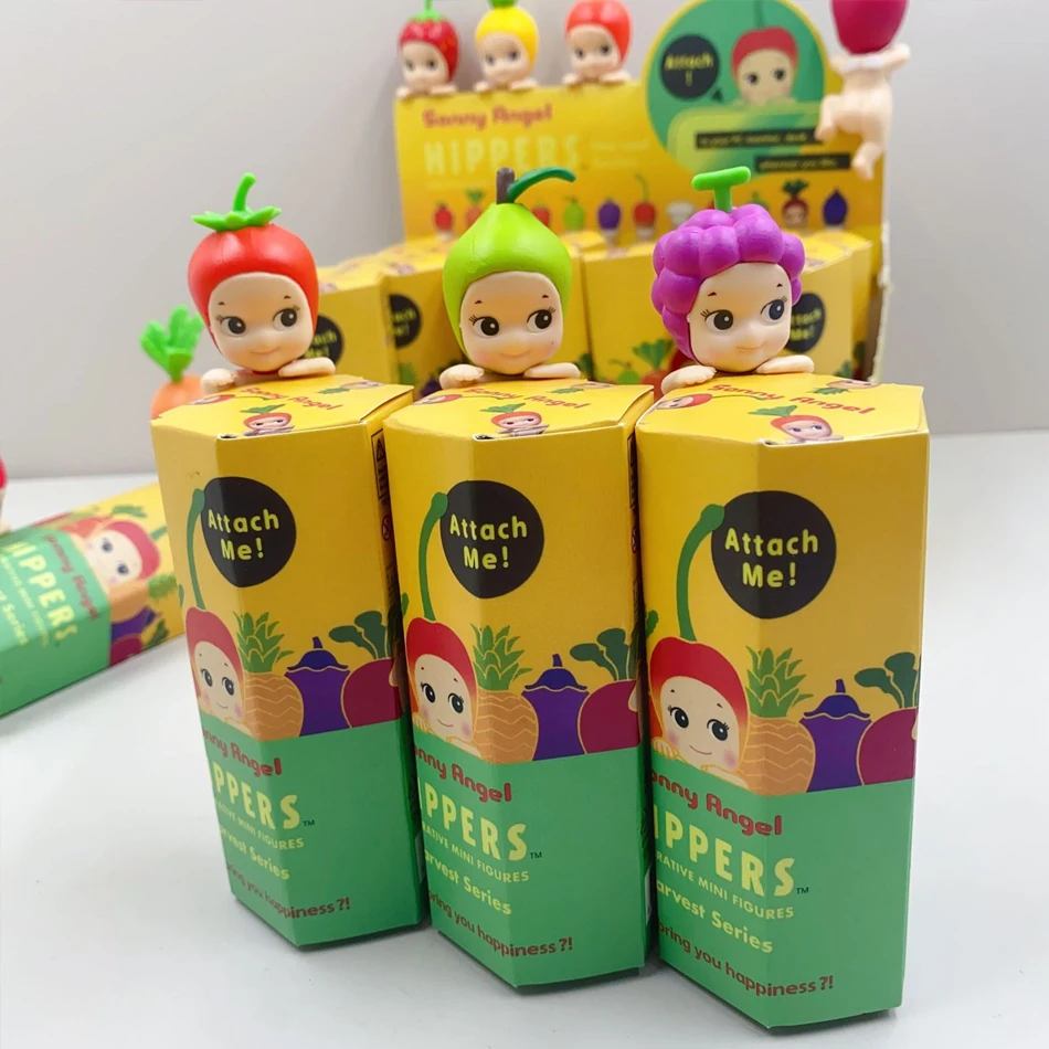 1-12pcs Sonny Angel Blind Box Harvest Series Fruit And Vegetable Anime Figures Ornaments Dolls Fans Children Gift