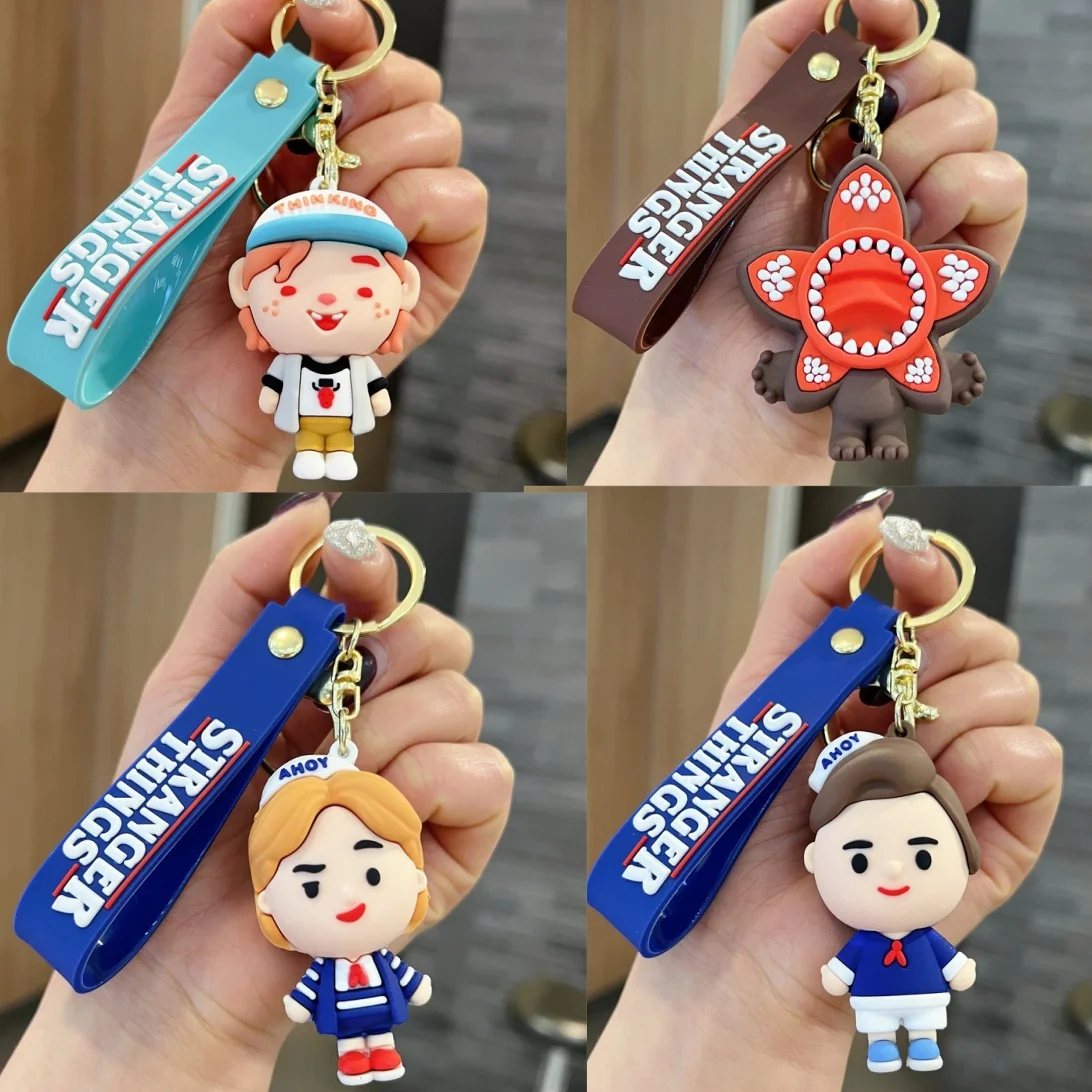 Stranger Things Anime Car Keychain Decoration Cute Cannibal 